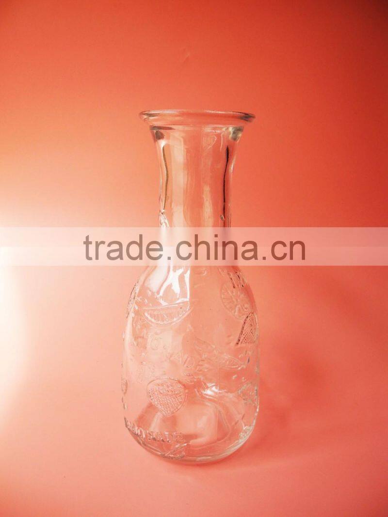 lemonade embossed mango juice stemless glass tumbler cup drinking set