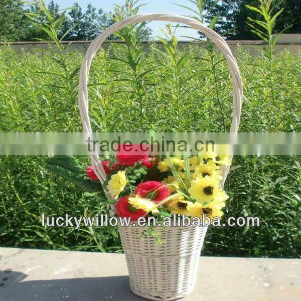 elegant willow flower vase wicker flower basket