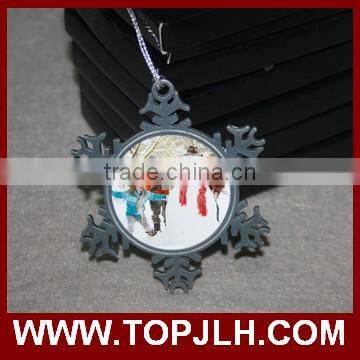 print your own picture thermal snowflake decoration for party
