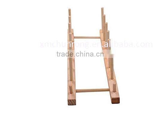 wooden dish rack and bamboo dish rack