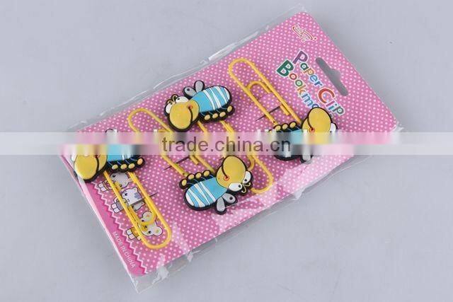 4PC flower/ honeybee shape large paper clip