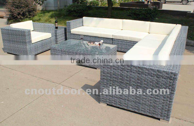 garden rattan sofa or outdoor sofa set or wicker sofa set