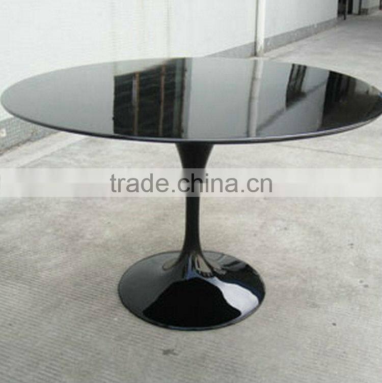 Fiberglass outdoor table with chair