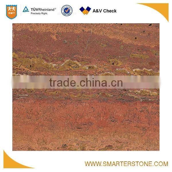 Promotional Red natural vein travertine for wall