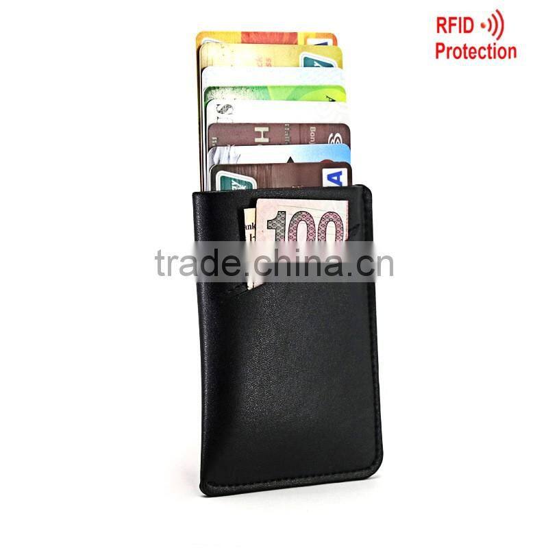 New design pull tab sleeves card holder with slim wallet