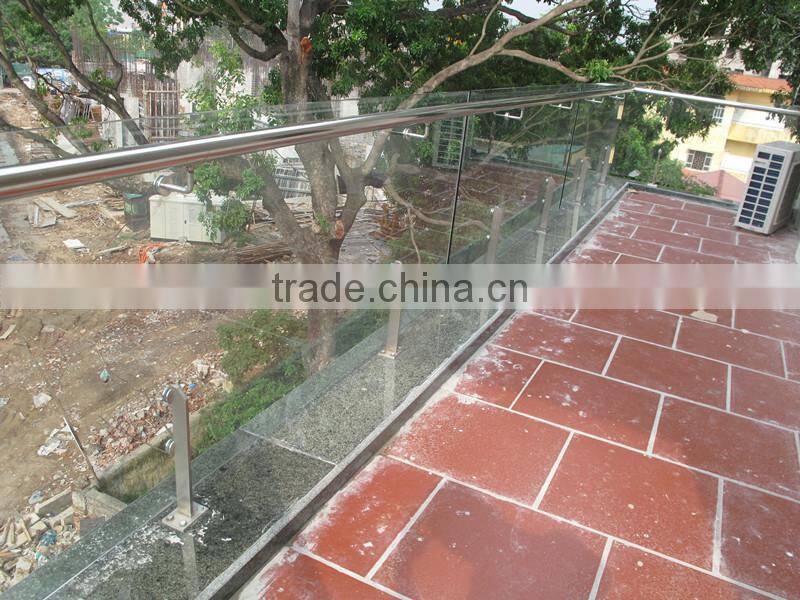 stainless steel spigots for frameless glass balustrade