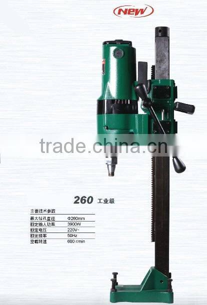 260mm 3900W Economy Diamond Core Drill Concrete Core Cutting Machine GW8221