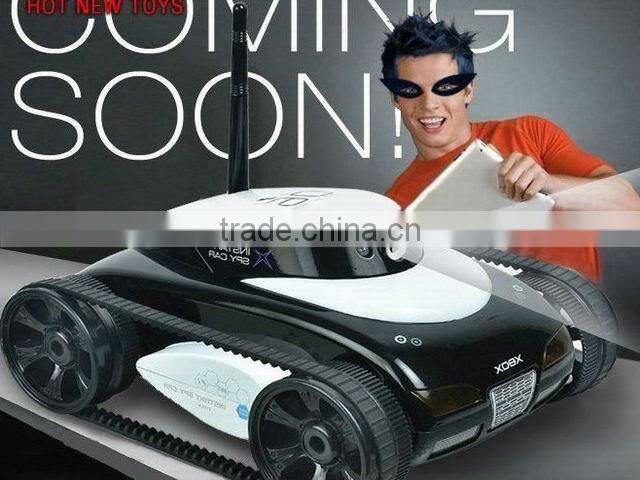 2013 new hot toys New Design WiFi Car Tank Iphone ,Ipad,Ipod Control Tank With Camera Wifi Remote Controlled Toy Car