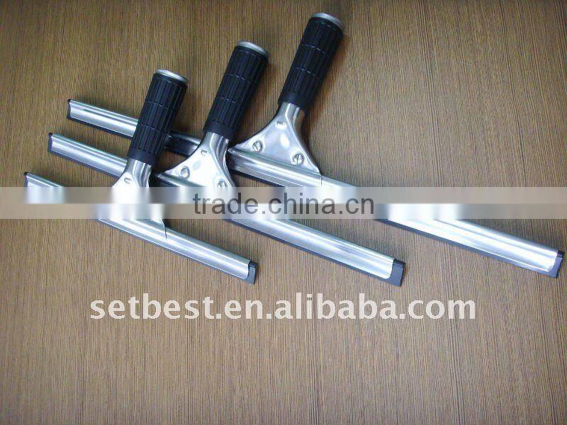 New designed stainless steel Window cleaning rubber Squeegee Pro