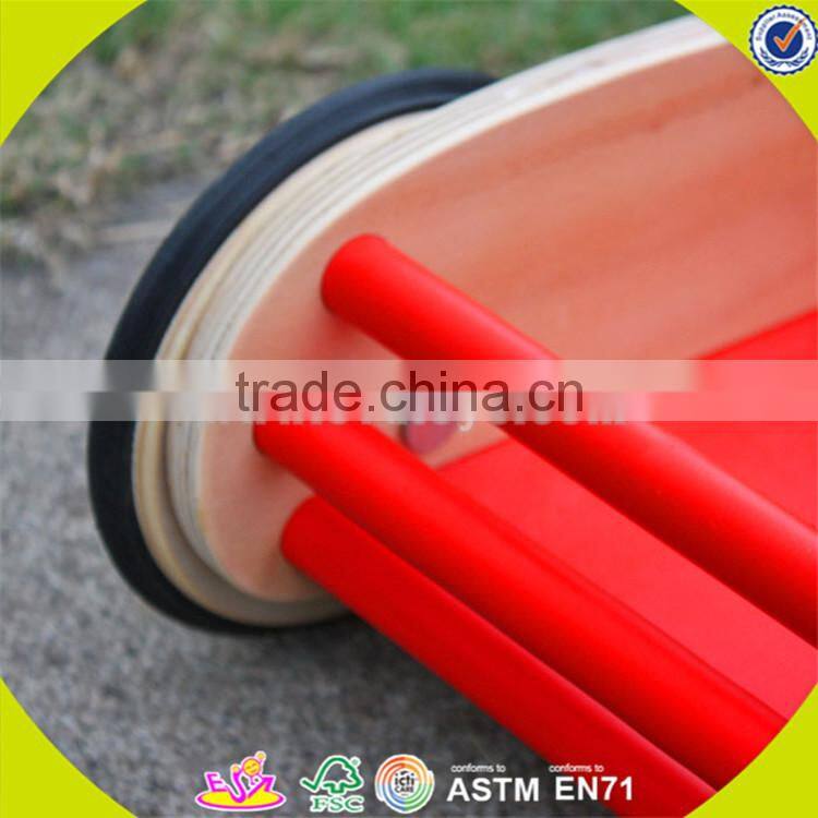 wholesale multi colored wooden blocks toy car for kids superior quality wooden blocks pull car toy for baby W13C014