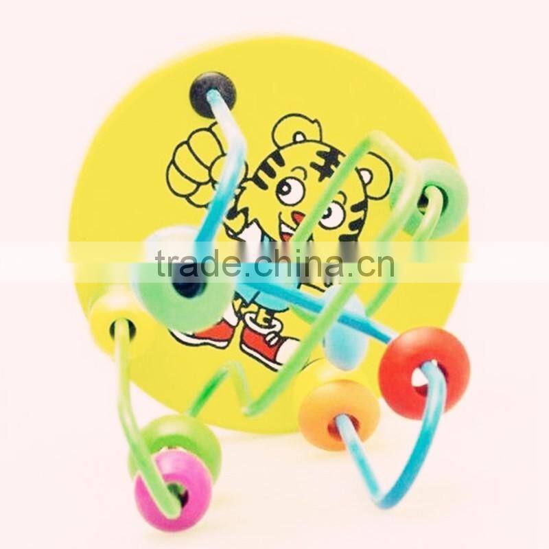 2015 Hot Children Baby Colorful plastic Mini Around Beads Educational Game Toy