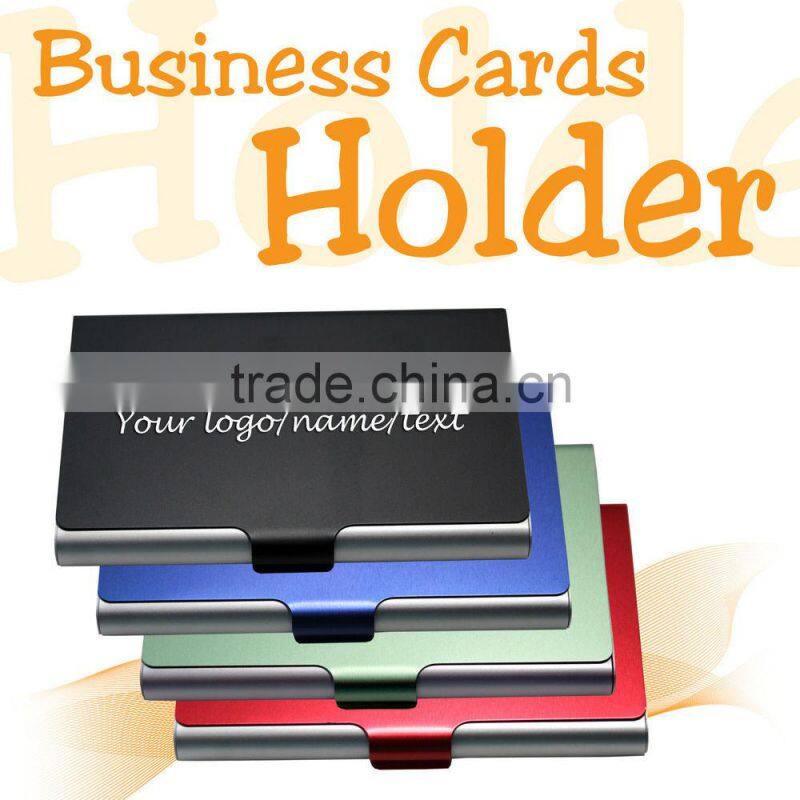 Credit ID Card Holder Box Metal Pocket Business Name Card holder Box Case