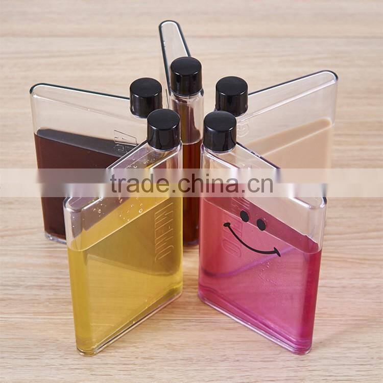 2017 customized bpa free plastic customized bottles sport glass