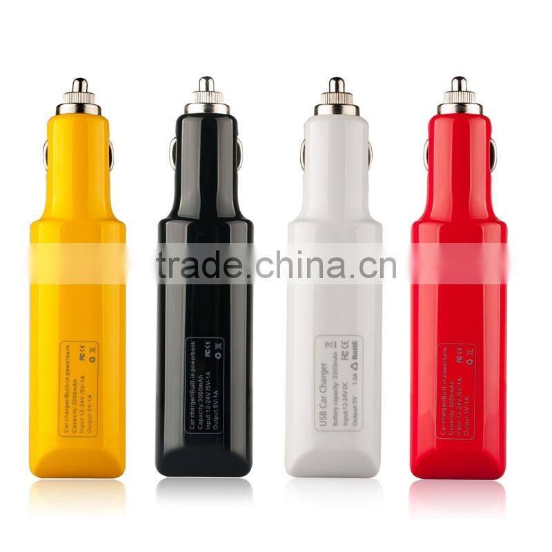 2000mAh Car Charger Lighter Power Bank for Mobile Phone