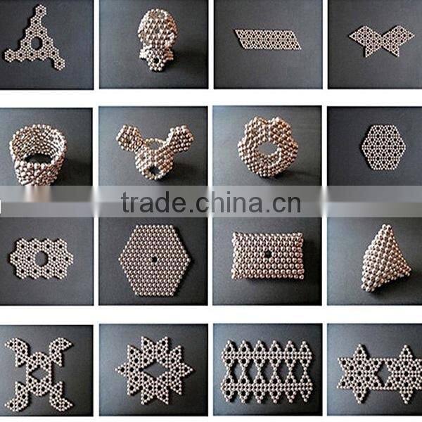 Magnetic Decompression Ball Educational Toys for Children Size 3mm Pack of 216 Pieces