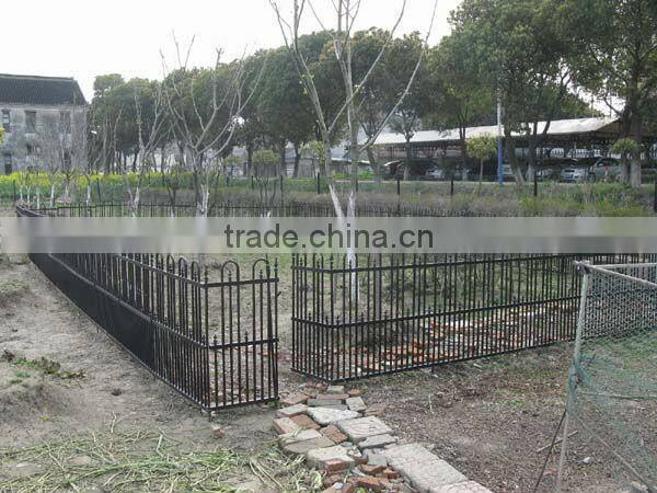 Aluminum Black Garden Fence,Black Outdoor Aluminum Fence