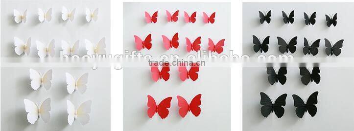 Removable 3D Butterfly Sticker For Decorate DIY Wall Sticker Butterfly