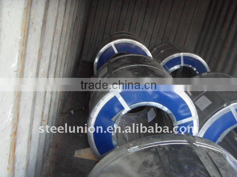 Galvanized steel coil for sheet metal roofing