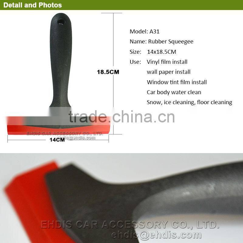 A31 rubber squeegee with 4" rubber blade