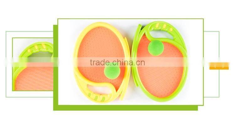 New product children sport toys plastic trampoline beach ball racket