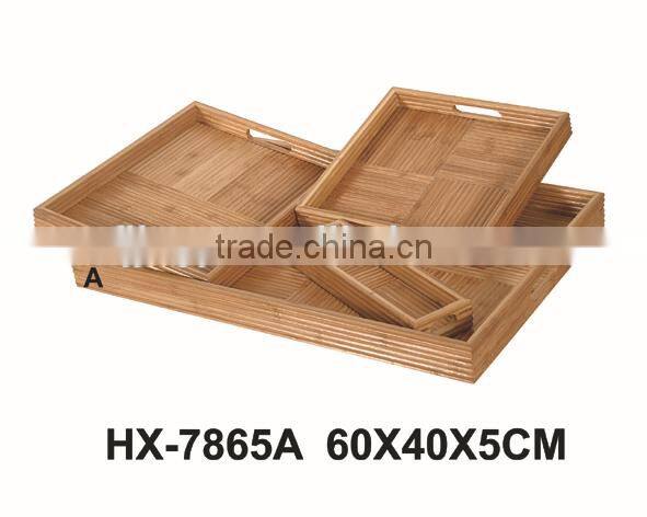 2016 Factory Supply Customize Bamboo Serving Tray