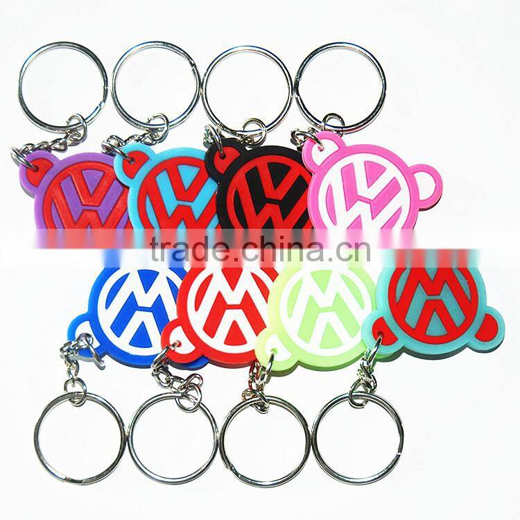 Shenzhen factory cheap wholesale keyring 3d soft pvc keychain