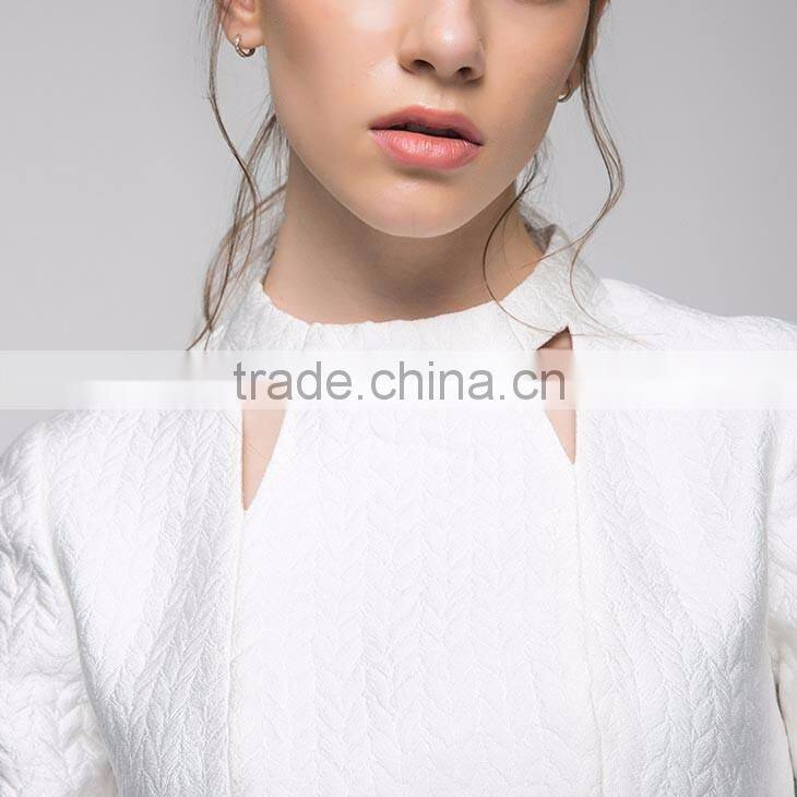 sell latest woman dress design fashion floral printed autumn winter custom business office formal lady dresses with sleeves