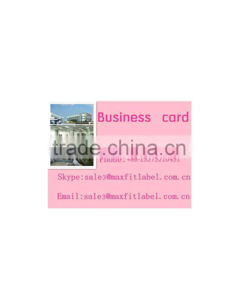 Washable Heat Transfer Printed Clothing Label for Shirt