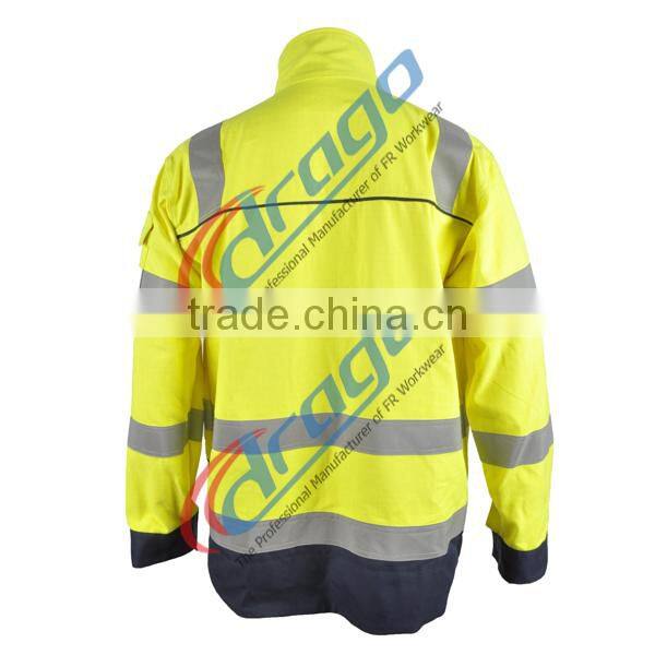 EN 11611 permenent fire resistant anti-static Modacrylic clothing