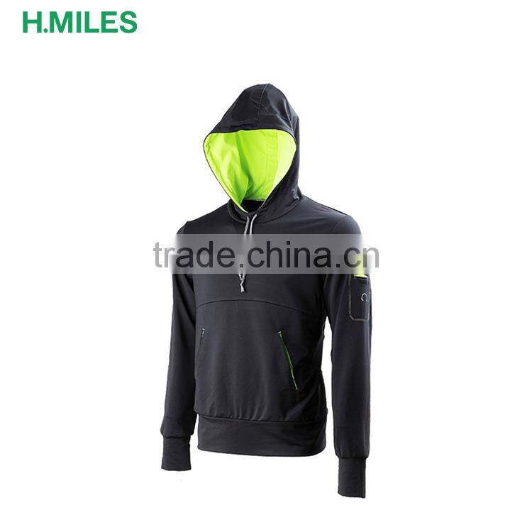 Comfortable sweatshirts sports running hoodie for outdoor
