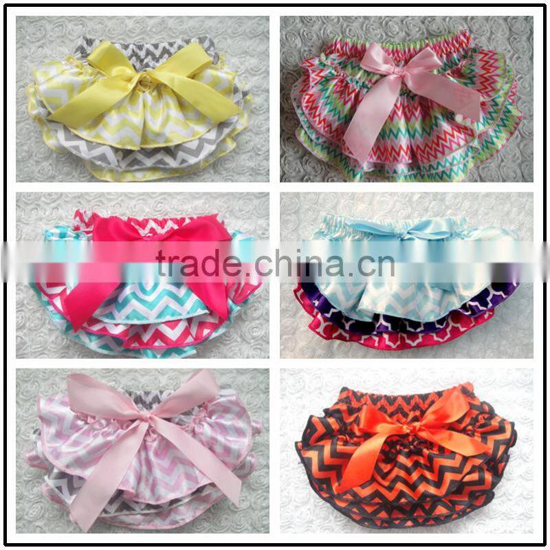 2016 wholesale baby ruffle bloomers newborn cloth diapers covers baby organic cotton bloomers