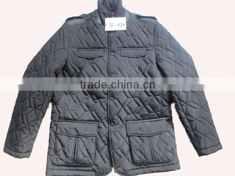 2014 Winter leisure clothes business wear for men quilting coat