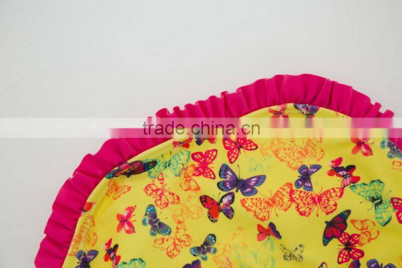 OEM Service Kids Sportwear Two Piece Butterfly Design Girl Swimwear Beachwear