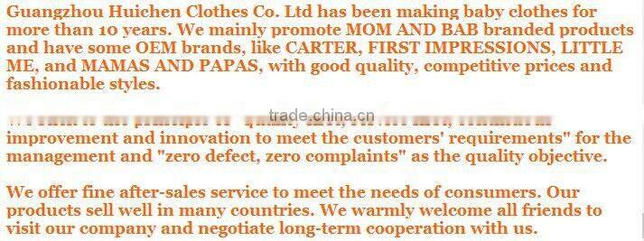 MOM AND BAB branded baby clothes toddlers clothes wholesale toddlers long pants in stocks