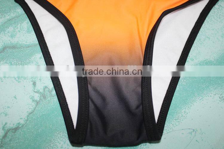 Hot sale womens swimwear custom design three-piece sexy bikini