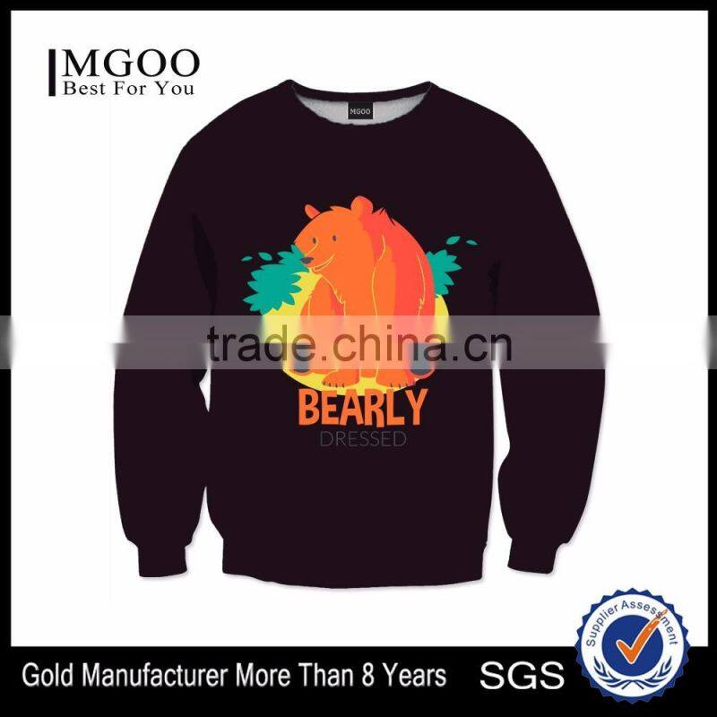 New Fashion Winter Sherpa Fleece Pullover Sweatshirt Custom Brand Sweatshirt From China Cartoon Printed Sweatshirt