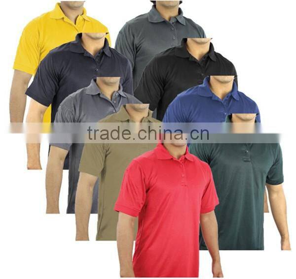 95% Polyester 5% Spandex Polo Shirts For Men