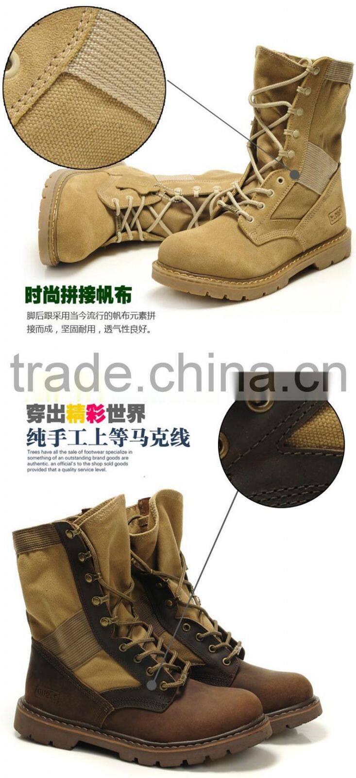 Delta leather safety tactical desert men fashion military boots