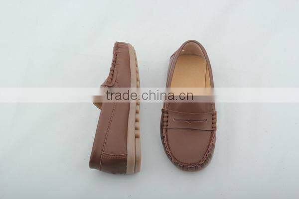 Shenzhen rubber sole baby and children cssual boat shoes