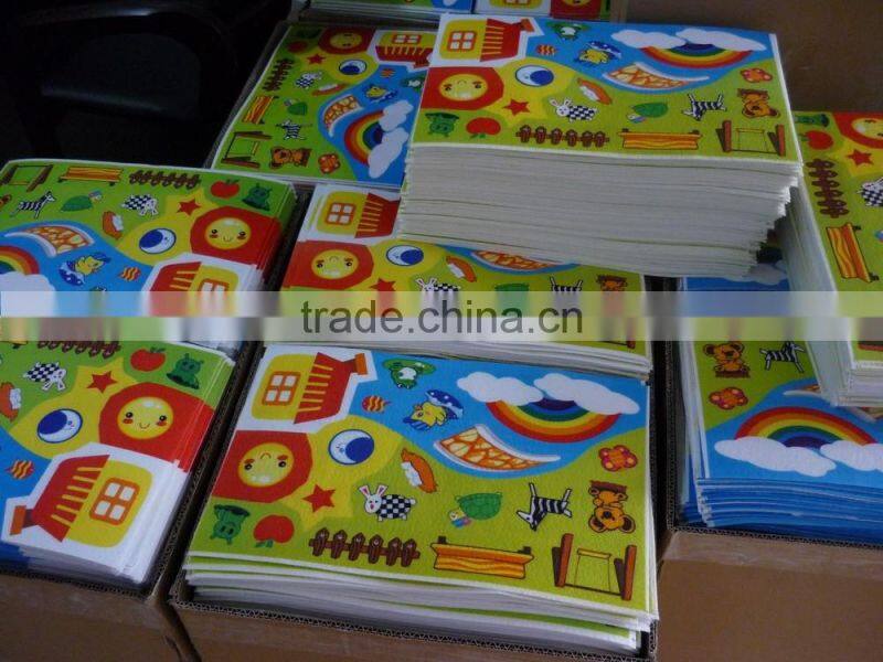 custom felt printed toys