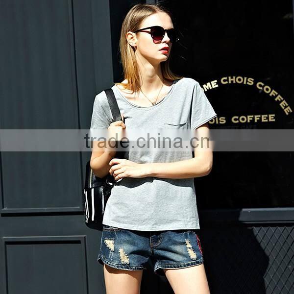 Summer New Fashion Ladies Tops Short Sleeve Modal Women T-shirts