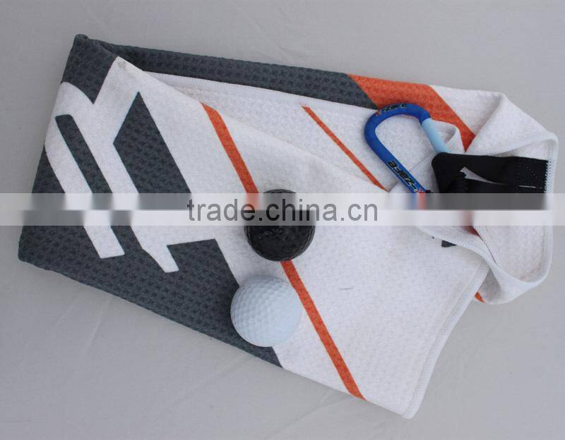 new time funky printing soft golf towels personalized