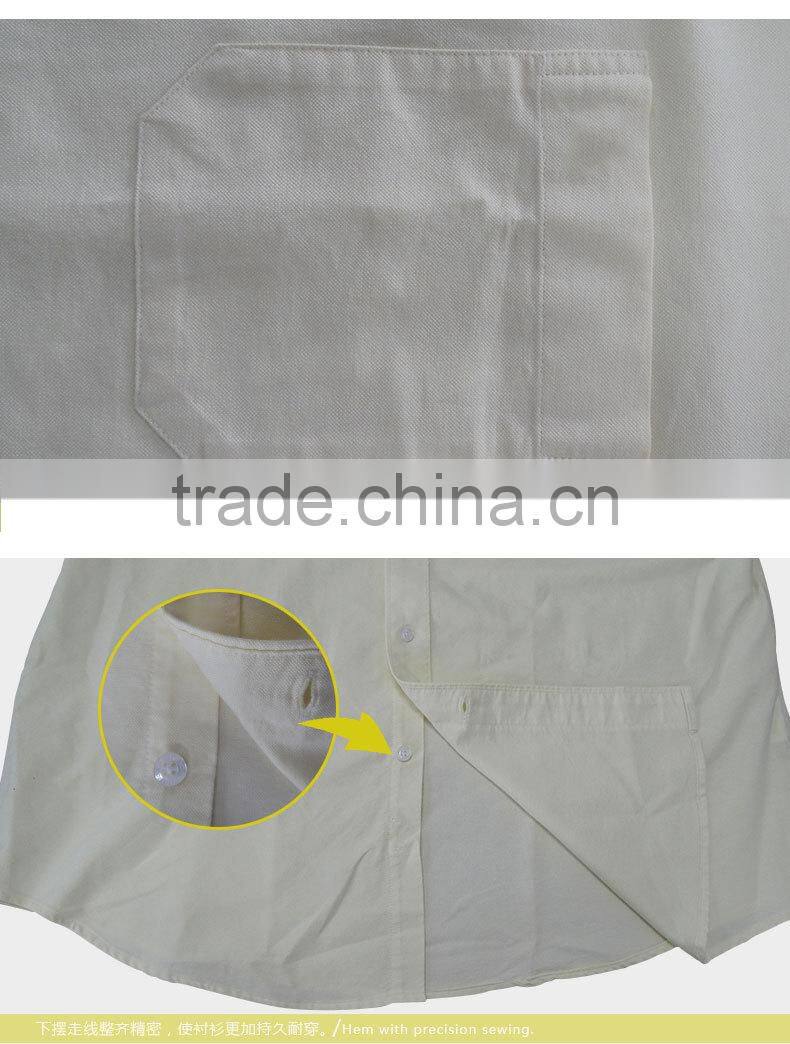 2017 new design Autumn Oxford men's slim fit shirt