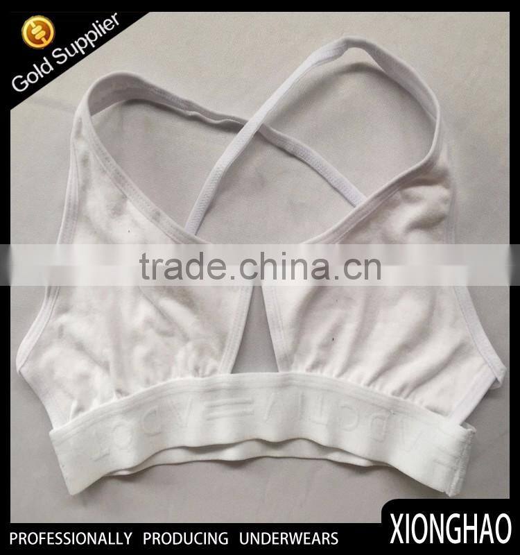 Hot selling Various color sport bra women yoga made in china