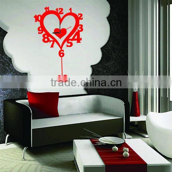 3D Clock deco wall sticker decal