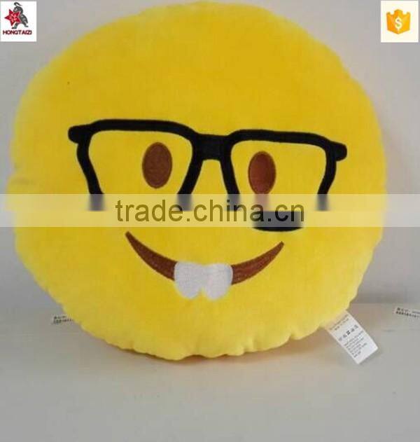 2016 China stuffed smiley face soft toys emoji pillows