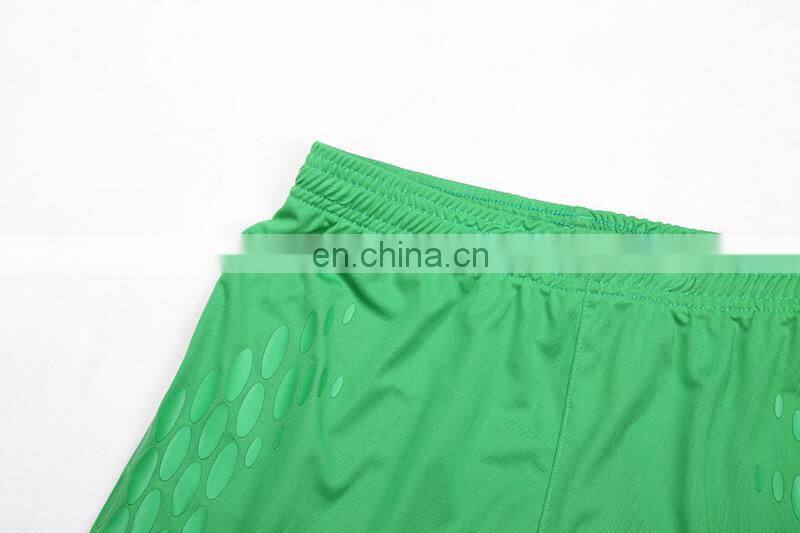 Green Silicone Printed Soccer Short