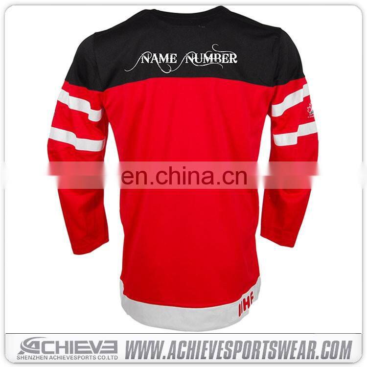 custom sublimated hockey uniforms team traning hockey gear gym practice hockey jerseys suits