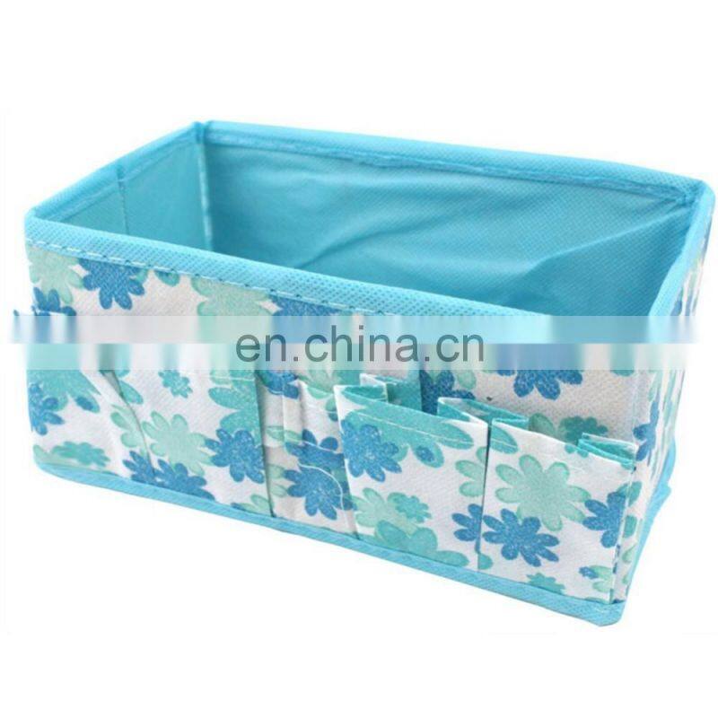 Newest Makeup Cosmetic Storage Box Bag Bright Organiser Foldable Makeup Stationary Container