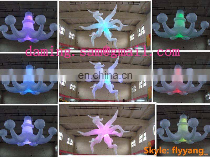add 7 snow -- color LED Inflatable Pillar / Column